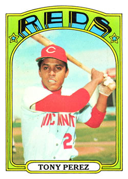 1972 Topps #80 Tony Perez