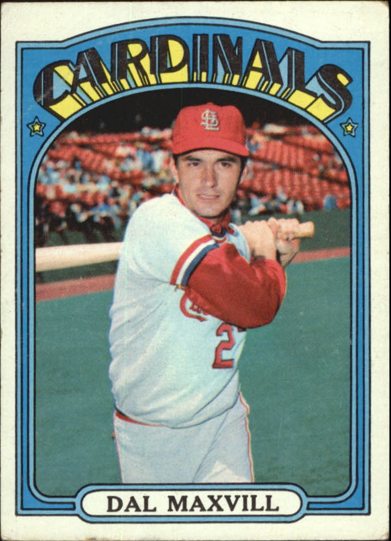 1972 Topps #206 Dal Maxvill