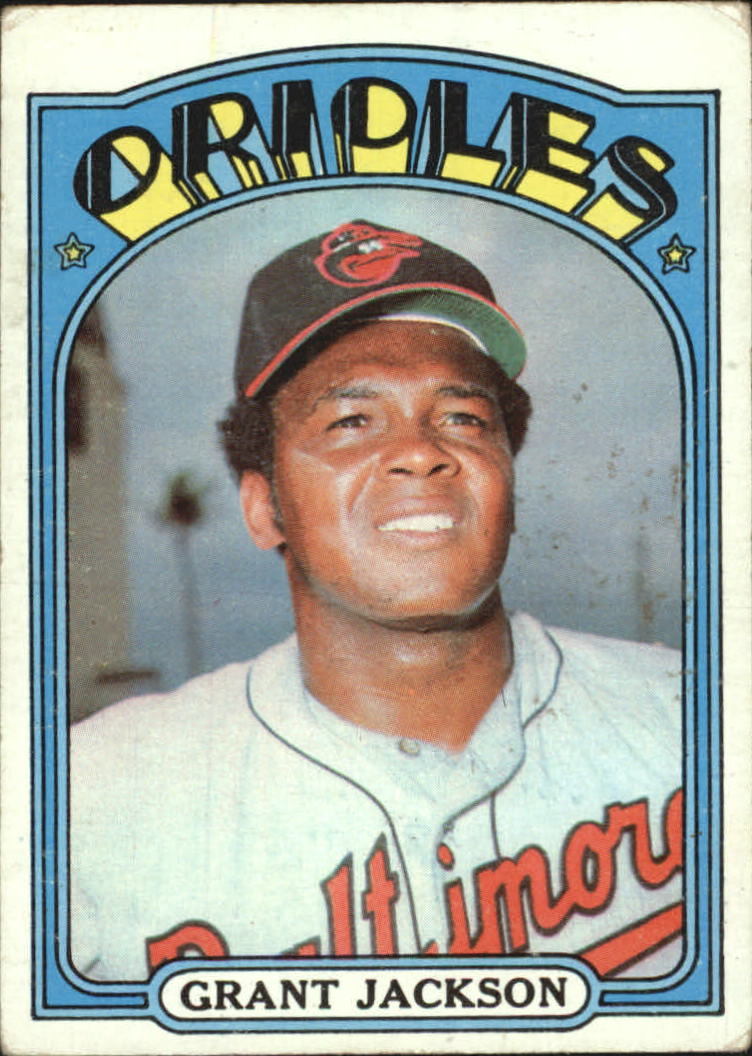1972 Topps #212 Grant Jackson