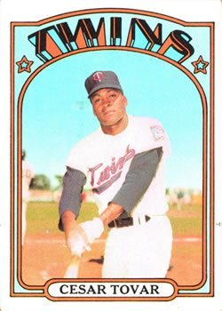 1972 Topps #275 Cesar Tovar