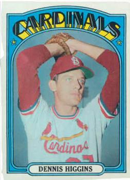 1972 Topps #278 Dennis Higgins