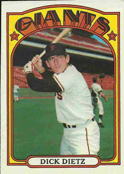 1972 Topps #295 Dick Dietz