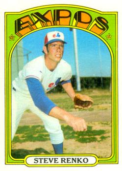 1972 Topps #307 Steve Renko