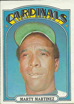 1972 Topps #336 Marty Martinez