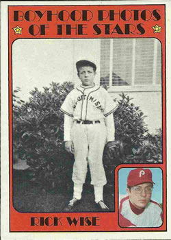 1972 Topps #345 Rick Wise KP