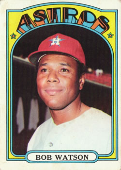 1972 Topps #355 Bob Watson