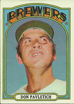 1972 Topps #359 Don Pavletich