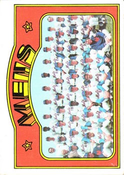 1972 Topps #362 New York Mets TC