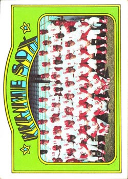 1972 Topps #381 Chicago White Sox TC