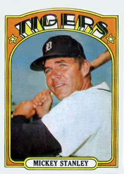 1972 Topps #385 Mickey Stanley