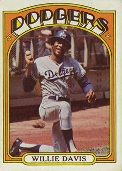1972 Topps #390 Willie Davis front image