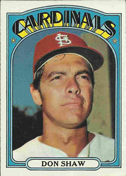 1972 Topps #479 Don Shaw
