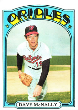 1972 Topps #490 Dave McNally