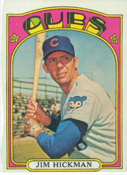 1972 Topps #534 Jim Hickman