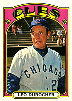 1972 Topps #576 Leo Durocher MG