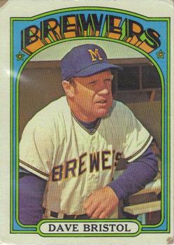 1972 Topps #602 Dave Bristol MG