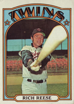 1972 Topps #611 Rich Reese