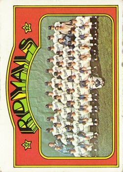 1972 Topps #617 Kansas City Royals TC