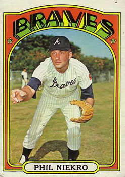 1972 Topps #620 Phil Niekro