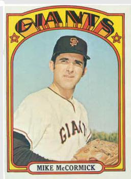 1972 Topps #682 Mike McCormick
