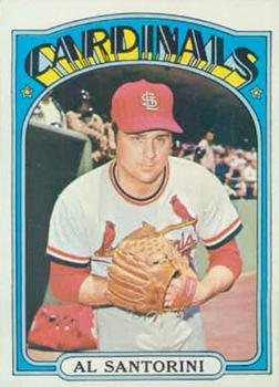 1972 Topps #723 Al Santorini
