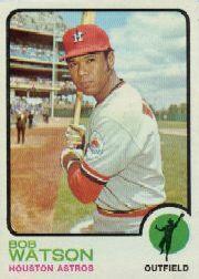 1973 Topps #110 Bob Watson