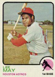 1973 Topps #135 Lee May UER/(Career average .000)
