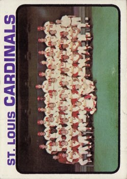 1973 Topps #219 St. Louis Cardinals TC