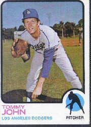 1973 Topps #258 Tommy John