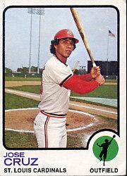 1973 Topps #292 Jose Cruz