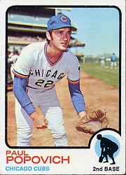 1973 Topps #309 Paul Popovich