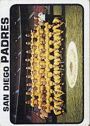 1973 Topps #316 San Diego Padres TC