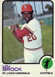 1973 Topps #320 Lou Brock