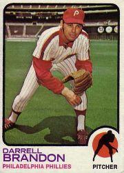 1973 Topps #326 Darrell Brandon