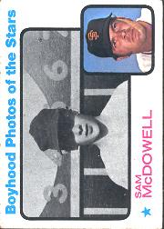 1973 Topps #342 Sam McDowell KP