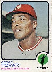 1973 Topps #405 Cesar Tovar