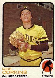 1973 Topps #461 Mike Corkins