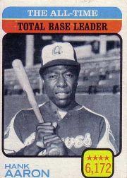 1973 Topps #473 Hank Aaron/All-Time Total Base Leader