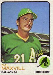 1973 Topps #483 Dal Maxvill