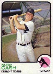 1973 Topps #485 Norm Cash