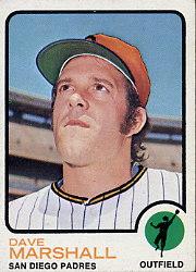 1973 Topps #513 Dave Marshall