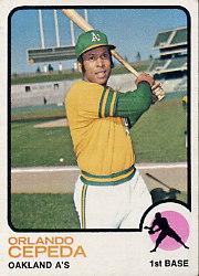 1973 Topps #545 Orlando Cepeda