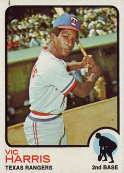 1973 Topps #594 Vic Harris RC