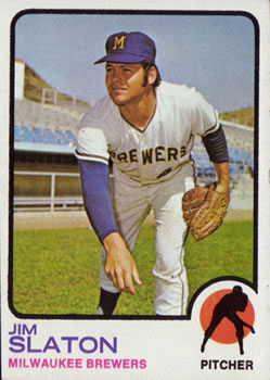 1973 Topps #628 Jim Slaton