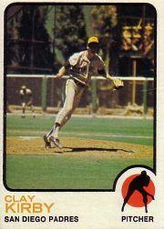1973 Topps #655 Clay Kirby