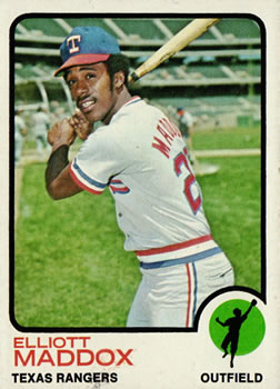 1973 Topps #658 Elliott Maddox