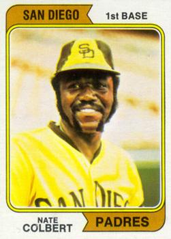 1974 Topps #125A Nate Colbert SD