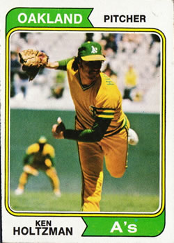 1974 Topps #180 Ken Holtzman