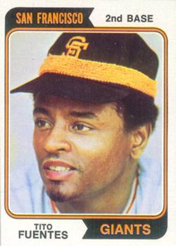 1974 Topps #305 Tito Fuentes