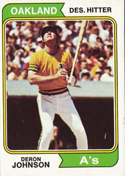 1974 Topps #312 Deron Johnson